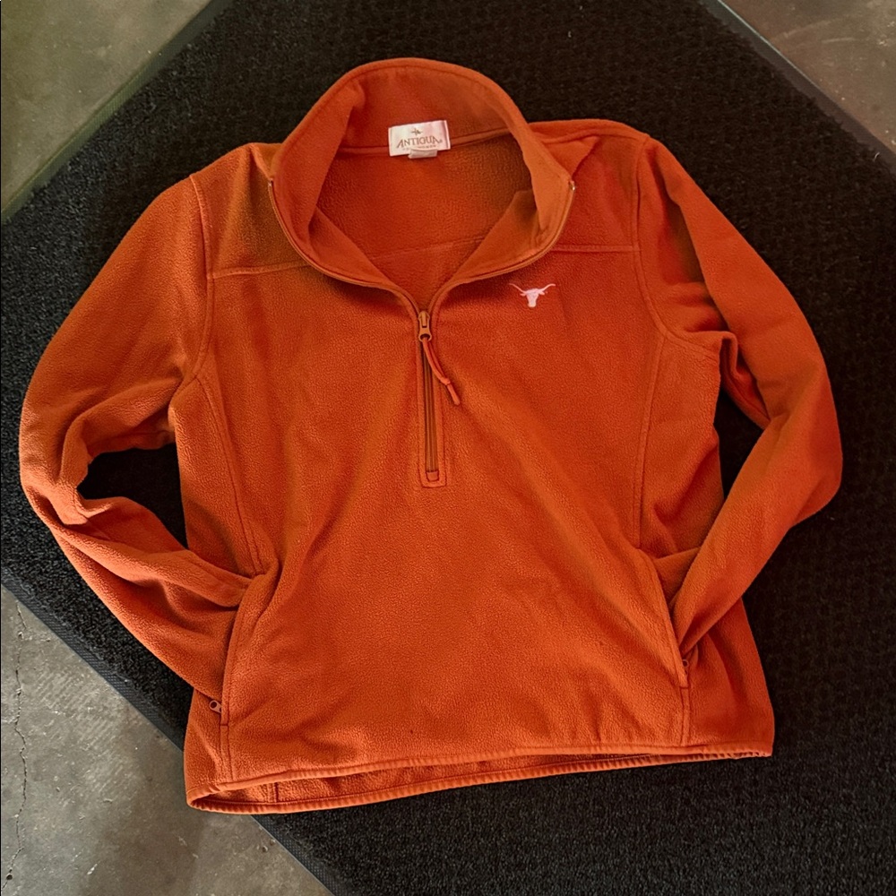 UT Women's Orange Fleece Pullover